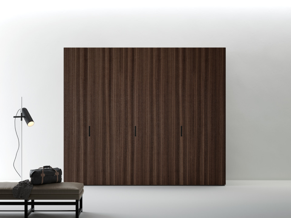 Wardrobe with end module